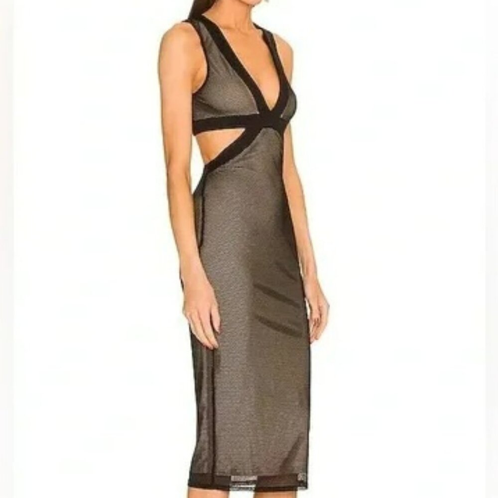 Michael Costello x REVOLVE Rebecca Midi Dress.  SZ S - Picture 6 of 9